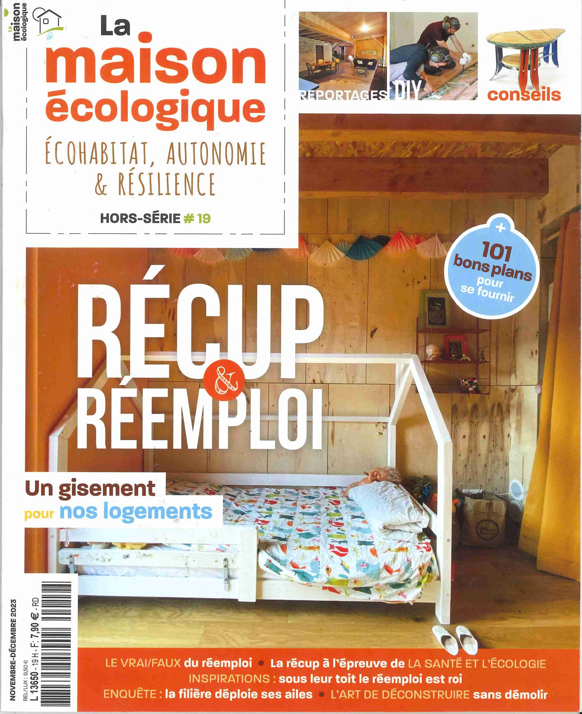 Hors-série n°19 La Maison Ecologique - Récup & réemploi