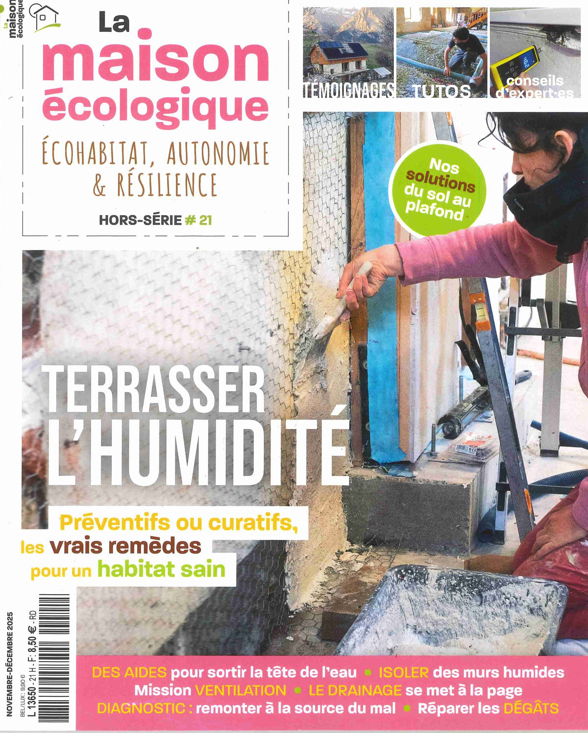 Hors-série n°21 La Maison Ecologique - Terrasser l'humidité